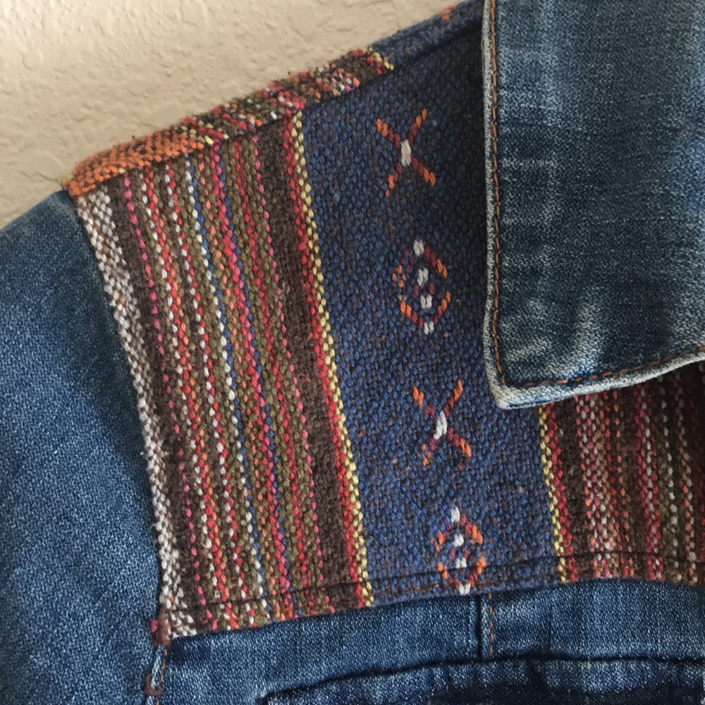Denim Aztec jacket - Picture 3 of 4